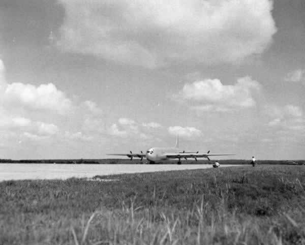 Convair XC-99 takeoff run